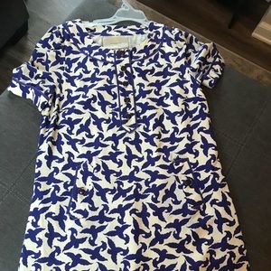 Royal blue Leifsdotter bird dress